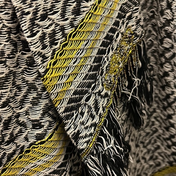 Fiets Voor2 cotton wrap skirt with fringe bottom - Picture 2 of 3